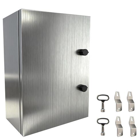Electrical Enclosure 24x16x12 Inch 304 Stainless Steel Enclosure IP66 Waterproof and Dustproof Metal Box in Saudi Arabia