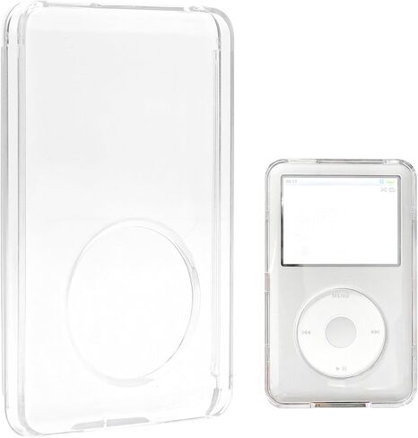 Clear Case Compatible with iPod Video 30GB 2005 / 30GB 2006, iPod Classic 80GB 2007 / 120GB 2008 / 160GB 2009, Plastic Crystal Cover, Hard Shell Protector Accessories, for 10.5mm Thin Machine in Saudi Arabia
