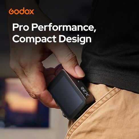 Godox X3 Pro S TTL 2.4GHz Wireless Flash Trigger for Sony Camera | LCD Touchscreen, Flash Transmitter, Built-in Lithium Battery in Saudi Arabia