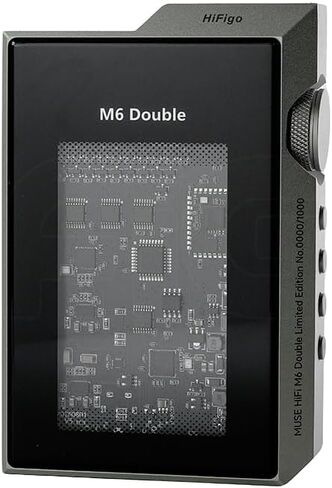 HiFiGo Muse HiFi M6 Double Headphone Amplifier, Portable USB C DAC Amps with Vacuum Tube Glow Tube, 4.4mm/3.5mm Dual Outputs with for for Phones/PC/Laptops in Saudi Arabia