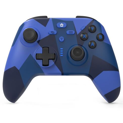 BETMI لوحدة تحكم Xbox اللاسلكية مع محول 2.4 جيجا هرتز/ماكرو قابل للبرمجة/قابل لإعادة التعيين/اهتزاز مزدوج/وظيفة توربو، وحدة تحكم ألعاب متوافقة مع Xbox One، Xbox Series X/S، الكمبيوتر الشخصي (أزرق مموه) in Kuwait