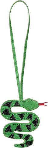 Rebecca Minkoff Strawberry Bag Charm, Purse, Backpack and Handbag Accessory, Leather with Brass Studs, Siren/Willow/Veridian in Saudi Arabia