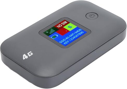 Portable 4G WiFi Secure 300Mbps Connects 10 Devices USB Powered WPA WPA2 Encryption for Families ABS Blue 1 Piece in Kuwait