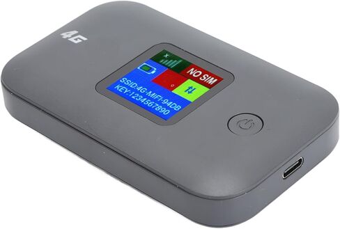 Portable 4G WiFi Secure 300Mbps Connects 10 Devices USB Powered WPA WPA2 Encryption for Families ABS Blue 1 Piece in Kuwait