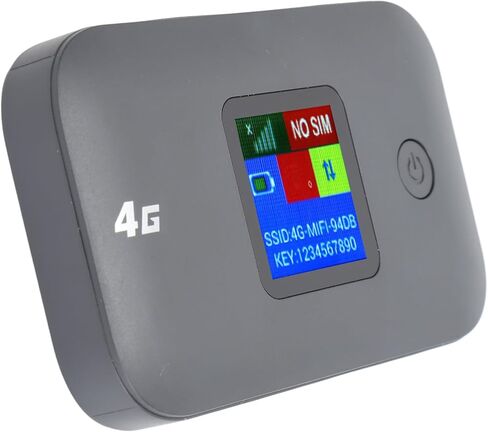 Portable 4G WiFi Secure 300Mbps Connects 10 Devices USB Powered WPA WPA2 Encryption for Families ABS Blue 1 Piece in Kuwait