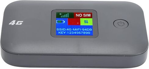 Portable 4G WiFi Secure 300Mbps Connects 10 Devices USB Powered WPA WPA2 Encryption for Families ABS Blue 1 Piece in Kuwait