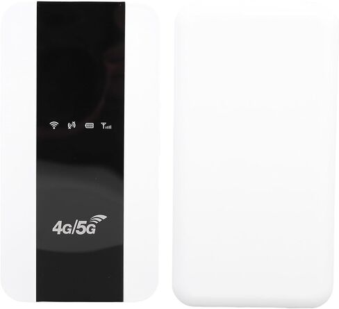 4G 5G WiFi Hotspot, Portable Travel Router with SIM Card Slot for Smartphones Tablets Laptops, Supports 150Mbps Download 10 Device Connectivity (US Version) in Saudi Arabia