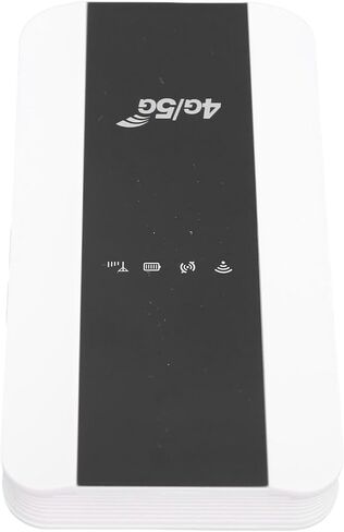 4G 5G WiFi Hotspot, Portable Travel Router with SIM Card Slot for Smartphones Tablets Laptops, Supports 150Mbps Download 10 Device Connectivity (US Version) in Saudi Arabia