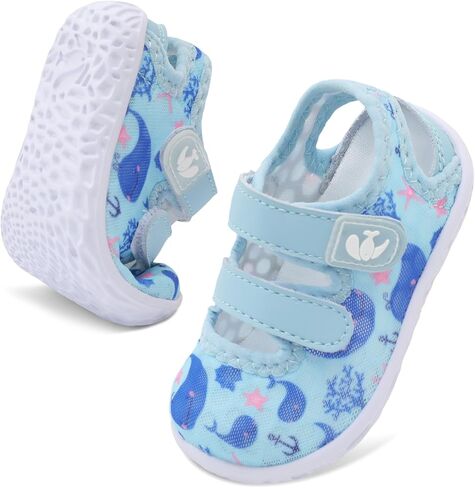 FEETCITY Baby Water Shoes Flexible Quick Dry Aqua Socks Breathable Infant Sandals Boys Girls Summer Beach Swim Shoes Lightweight in Saudi Arabia