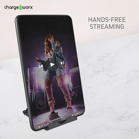 حامل CHARGEWORX للأجهزة اللوحية والهواتف الذكية، 3 قطع | حامل قابل للتعديل مع 6 زوايا رؤية | إطار مرن لأوضاع المناظر الطبيعية والصور الشخصية | حامل الكمبيوتر اللوحي للسفر in Saudi Arabia