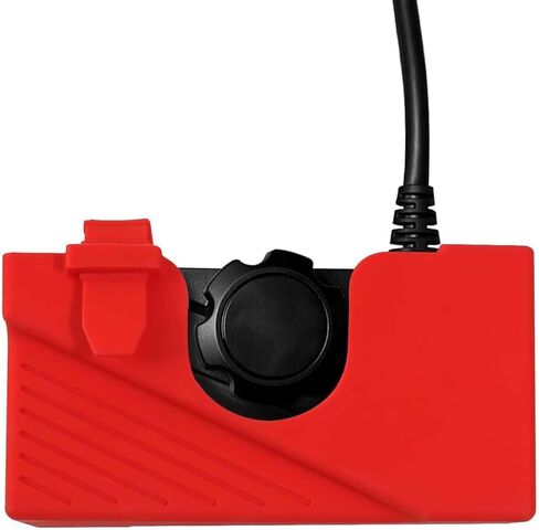 غطاء محول السفر الأحمر لجهاز Garmin Livescope Plus LVS34 - غطاء حزمة محول الطاقة من السيليكون المقاوم للصدمات in Kuwait