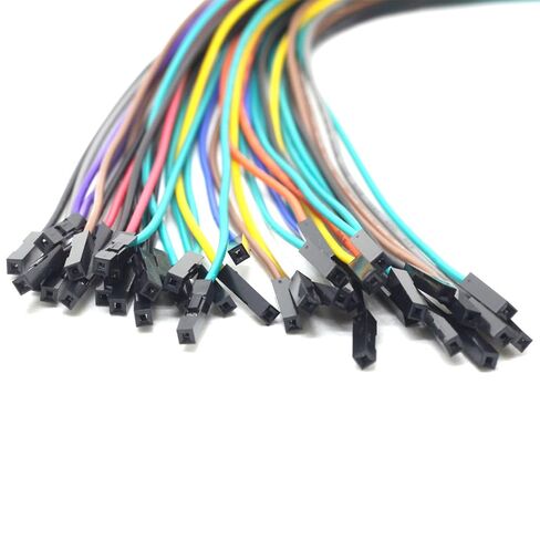 مجموعة كابل تمديد GPIO ذات 40 سنًا، دوبونت أنثى مرمزة بالألوان لـ Raspberry Pi (طول 50 سم) in Saudi Arabia