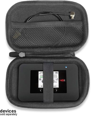 حافظة Alltravel WiFi Hotspot Booster لنقاط الاتصال المحمولة 4G LTE Wi-Fi مثل Alcatel LINKZONE، Verizon Jetpack، GlocalMe، ZTE، Huawei، Netgear، At&t، Sprint، T-Mobile، Skyroam، Solis، جيب شبكي in Kuwait