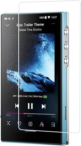 Walieoka Screen Protector Compatible with FiiO JM21 4.7 Inches Player,9H Hardness Tempered Glass Protective Film,Scratch Resistant Anti-Fingerprint [2 Pack] in Saudi Arabia