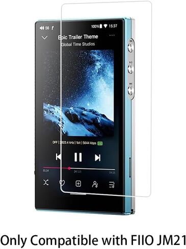 Walieoka Screen Protector Compatible with FiiO JM21 4.7 Inches Player,9H Hardness Tempered Glass Protective Film,Scratch Resistant Anti-Fingerprint [2 Pack] in Saudi Arabia