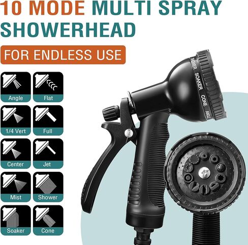 Pressurized Camping Shower – Portable Outdoor Rinse Kit with Hand Pump for Camping, Beach & Van Life – Portable Shower Sprayer for Pets & Gear | AVANTI CAMP in Saudi Arabia