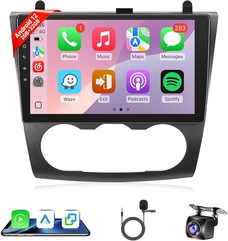 ستيريو سيارة Naifay Android لسيارة Toyota Rav4 2006 2007 2008 2009 2010 2011 2012 راديو، شاشة لمس 10.1 بوصة لراديو Rav4 مع Carplay/Android Auto/Bluetooth/GPS/WiFi/Camera/SWC/MIC in Kuwait