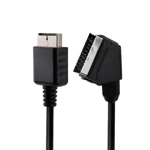 كابل سلك CHILDMORY RGB SCART، متوافق مع وحدة تحكم PS2 PS3 بطول 1.8 متر/5.9 قدم (ليس لـ HDMI) in Saudi Arabia