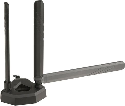 Eightwood WiFi 7 WiFi 6E Antenna Tri-Band 2.4GHz 5GHz 6GHz RP-SMA Antenna with Magnetic Base for Gaming PC Desktop Computer Motherboard PCIe Card, Wireless Router Modem in Saudi Arabia