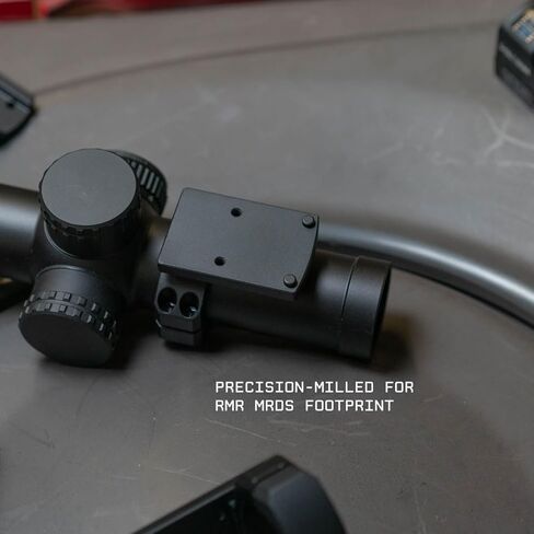 Monstrum Low Profile Piggyback Red Dot Ring Mount for Rifle Scopes | 34 mm | RMR Footprint in Kuwait