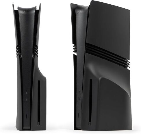 Glistco Black Plates Replacement Shell Compatible with PS5 Pro - Cover Plates for PS5 Pro Disc Edition (Matte Black) in Saudi Arabia