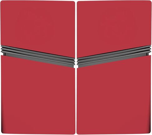 Digital Edition Cover Plates for New PS5 Pro Console, Shell Panels Compatible with New Playstation 5 Pro Accessories Protective Replacement Faceplate (Red) in Saudi Arabia