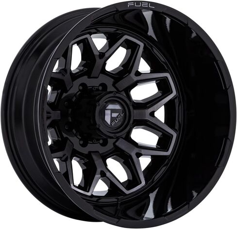 الوقود على الطرق الوعرة D871 Flux dialy 20x8.25 ، 8x170 ، -3.29 ، -201mm Blackout -D87120821735 in Kuwait