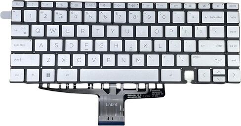 New Replacement Keyboard with Screwdriver US Layout for HP Spectre x360 14-EA 14-EB 14-AE Silver Backlit Laptop Keyboard in Kuwait