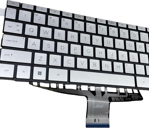 New Replacement Keyboard with Screwdriver US Layout for HP Spectre x360 14-EA 14-EB 14-AE Silver Backlit Laptop Keyboard in Kuwait