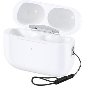 حافظة شحن لاسلكية متوافقة مع AirPods Pro 2nd & 1st، حافظة شاحن بديلة لـ AirPods Pro 2 & 1 مع حبل قصير، زر مزامنة الاقتران بالبلوتوث، سماعات الأذن غير متضمنة (منفذ USB-C) in Kuwait