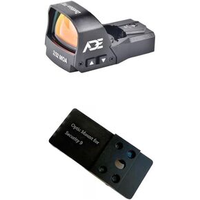 Ade Advanced Optics ZANTITIUM PRO RD3-015 PRO Motion Awake، مشهد نقطة حمراء متعدد شبكاني + لوحة تثبيت بصرية لمسدس Ruger Security 9 + لوحة تثبيت Picatinny قياسية in Kuwait