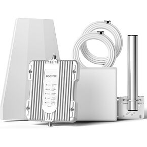 معزز إشارة الهاتف الخليوي للمنزل، بمساحة تصل إلى 5000 قدم مربع. قدم، معزز للهاتف الخلوي متعدد الموجات مع عمود، يعزز بيانات 5G 4G LTE لشركة Verizon، وAT&T، وT-Mobile وجميع شركات النقل الأمريكية، ومعتمد من لجنة الاتصالات الفيدرالية (FCC) in Kuwait