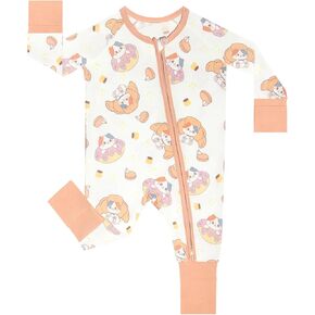GUISBY Baby Girls' Pajamas Sleep N Play, Baby Clothes, Long Sleeve, Footless,Newborn-2T in Saudi Arabia