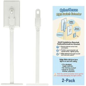 2-Pack Light Switch Extender with Wide, Easy-Grip Handle, Wall Toggle Switch Extension Operator for Kids, Toddlers, Elderly and People with Disabilities in Kuwait