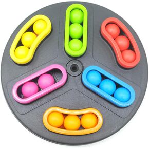 Bead Maze Toy 6.1 Inch Spinning Puzzle Balls Educational Balanceing Beads Toy for Kids Patience Training Stress Relief Desktop Activity Game in Kuwait