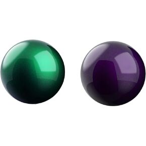 SANWA 2PCS 40mm/1.57in Trackball Replacement Ball for GMAWTB40, GMABTTB41, GMATB39, Kensington Orbit Fusion, and Other Compatible Trackball Mice, Glossy Green + Purple in Saudi Arabia