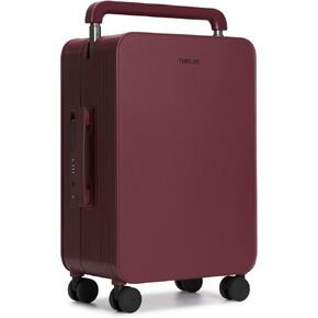 TUPLUS 24" Checked Hardside Luggage Lightweight ABS Travel Suitcase with Wide Handle Spinner Wheels TSA Combination Lock, Balance Series 2.0, Hazelnut Almond in Kuwait