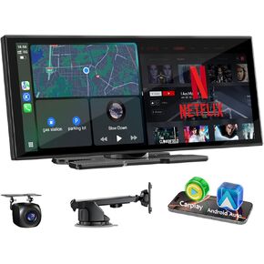 شاشة CarPlay مطورة مقاس 11 بوصة للسيارة، وNet-Flix/YouTube/TikTok وتطبيقات أخرى مدمجة (لا حاجة للنسخ المتطابق)، وستيريو السيارة اللاسلكي لـ Apple Carplay وAndroid Auto مع كاميرا احتياطية عالية الدقة، وتحديثات OTA in Kuwait