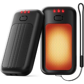 Hand Warmers, 2 Pack Rechargeable Hand Warmer, Pocket Heating Electric Hot Hands Handwarmers, Camping Hunting Gear, Gifts for Women, Men, Christmas, Golf, Portable Heater in Saudi Arabia