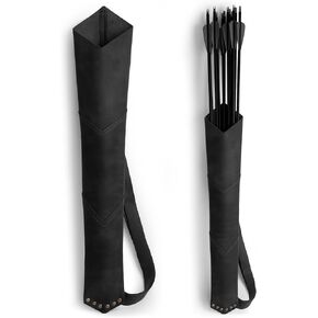 Back Arrow Archery Quiver, Vintage Holder for Shooting Practice, Training, Full Grain Leather, Handmade Archer Accessories in Saudi Arabia