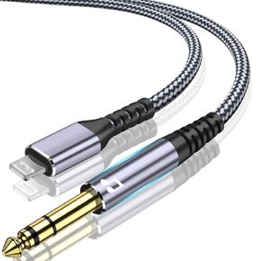 كابل ستيريو صوت USB C إلى 1/4 بوصة TRS، 4FT من النوع C إلى 6.35 مم 1/4 ذكر Aux سلك صوت متوافق مع iPad Pro/iPhone16/15، Pixel 5XL، Samsung Galaxy S22 لمكبر الصوت، الخلاط، المسرح المنزلي، مكبر الصوت إلخ in Kuwait