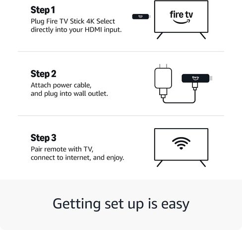 حزمة Amazon Fire TV Stick 4K Select مع خطة حماية لمدة عامين in Saudi Arabia