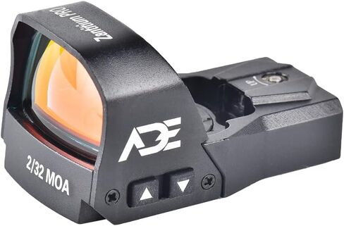 Ade Advanced Optics ZANTITIUM PRO RD3-015 PRO Motion Awake، مشهد نقطة حمراء متعدد شبكاني + لوحة تثبيت بصرية لمسدس Ruger Security 9 + لوحة تثبيت Picatinny قياسية in Kuwait