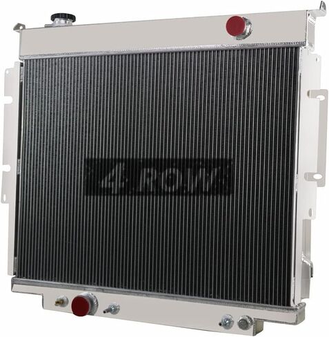 مشعاع ألومنيوم 4 صف لـ 1983-1996 Ford F250 F350 F150 F59 6.9L 7.3L Super Duty V8 Diesel CC1165 DPI1165 مشعات التدفق النازل 1984 1988 1989 1990 1991 1992 1993 1994 1995 in Saudi Arabia