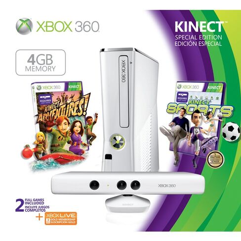 Xbox 360 Special Edition 4GB Kinect Sports Bundle (متجددة) in Kuwait