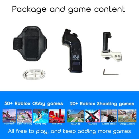 ألعاب الفيديو KellyJohn Studio Roblox Motion Controller مع أكثر من 50 لعبة Roblox مشهورة، وحدة تحكم ألعاب الكل في واحد، أنظمة ألعاب محمولة كهدية عيد ميلاد للأولاد in Saudi Arabia