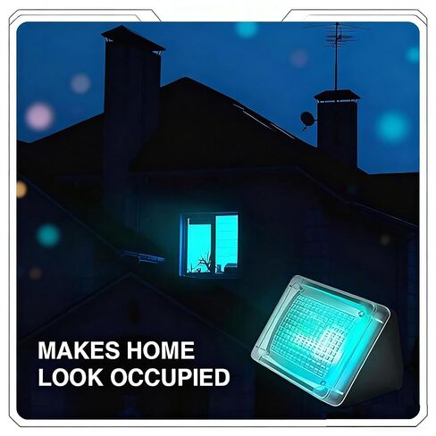 The Ultimate TV Simulator Light for Home Security | Auto-On at Dusk with Timer & Adjustable LED Head | Deter Burglars & Create a Lived-in Look When You're Away in Saudi Arabia