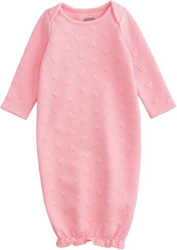 Mud Pie baby-girls Kids Valentine's Day Quilted Heart Gown Ivory in Saudi Arabia