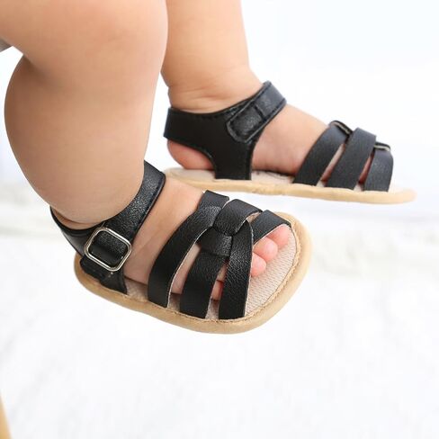 Baby Girls Boys Sandals Premium Soft Anti-Slip Rubber Sole Infant Summer Outdoor Shoes Toddler First Walkers in Saudi Arabia