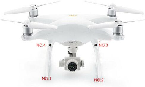 Drone Landing Gear Antenna Sticker Cover Repair Parts for DJI Phantom 4 Pro/Adv V2.0 in Saudi Arabia